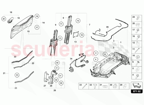 Part Diagram for Lamborghini 4T7998671