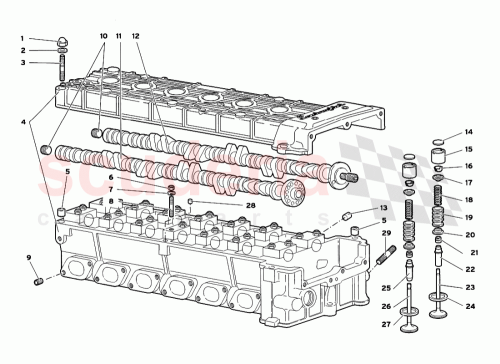 Part Diagram for Lamborghini 001236730