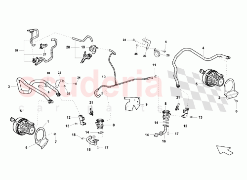 Part Diagram for Lamborghini 07L131055K