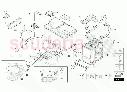 Part Diagram for Lamborghini 4T7201152A