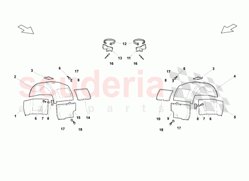 Part Diagram for Lamborghini 410821172A