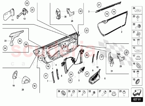 Part Diagram for Lamborghini N10595002