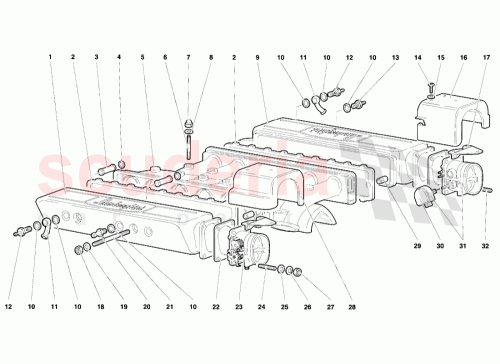Part Diagram for Lamborghini 008700541