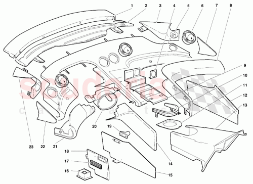 Part Diagram for Lamborghini 009414102