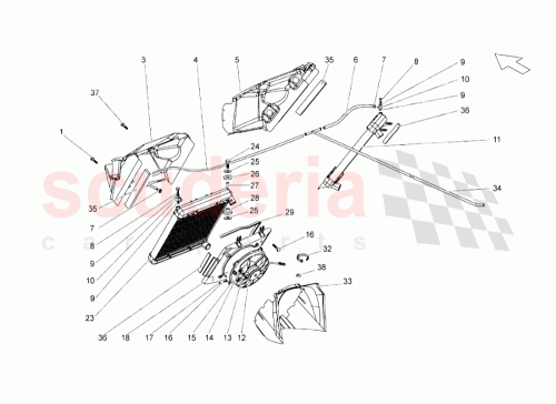 Part Diagram for Lamborghini 400807157B