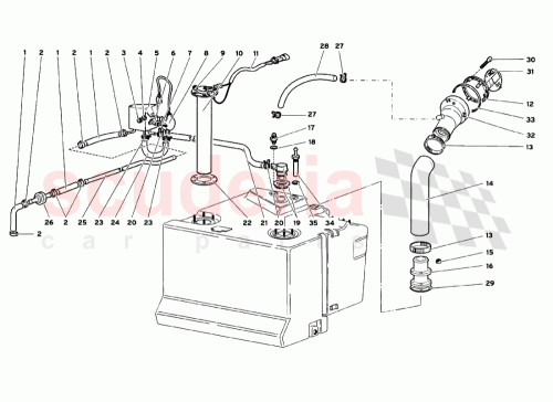 Part Diagram for Lamborghini 008830214