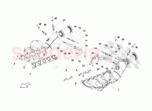Part Diagram for Lamborghini 07L253709E