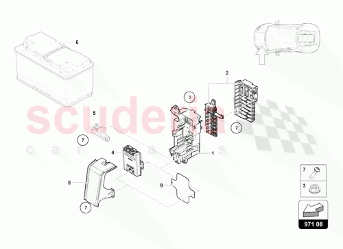 Part Diagram for Lamborghini 4T0937115