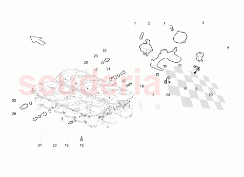 Part Diagram for Lamborghini 07L905385A