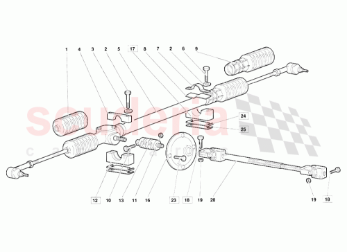 Part Diagram for Lamborghini 004333029