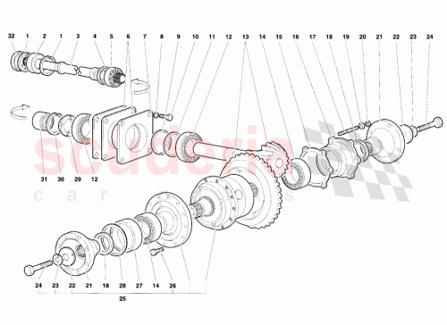 Part Diagram for Lamborghini 002331918