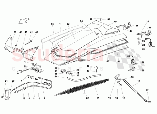 Part Diagram for Lamborghini 417827631