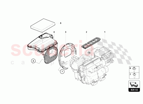 Part Diagram for Lamborghini 472820153A