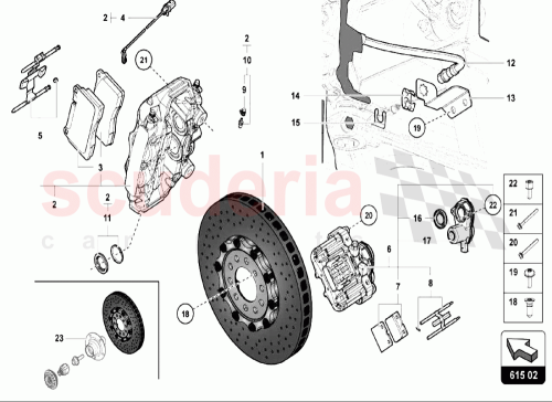 Part Diagram for Lamborghini 470615403B