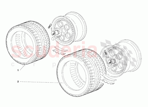 Part Diagram for Lamborghini 005333834