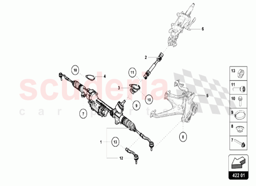 Part Diagram for Lamborghini 4S1423072S