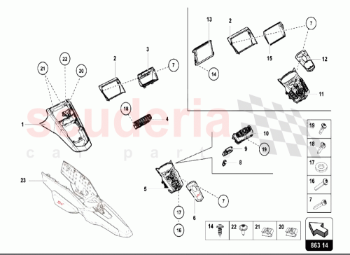 Part Diagram for Lamborghini 471941567K