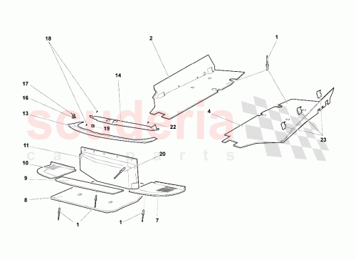 Part Diagram for Lamborghini N90834301