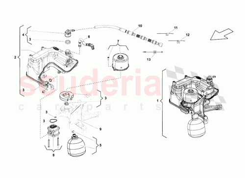 Part Diagram for Lamborghini 086142431A