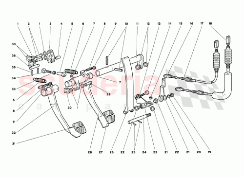 Part Diagram for Lamborghini 008801203
