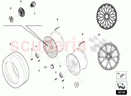 Part Diagram for Lamborghini 470601295A