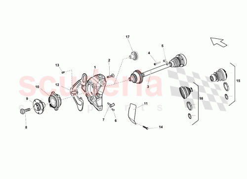 Part Diagram for Lamborghini 420407245G