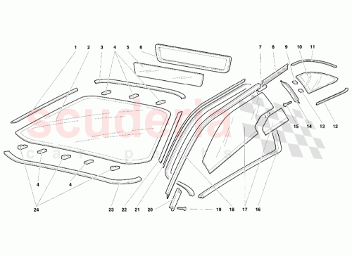 Part Diagram for Lamborghini 009421423