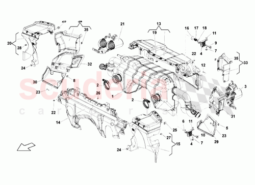 Part Diagram for Lamborghini N0124501