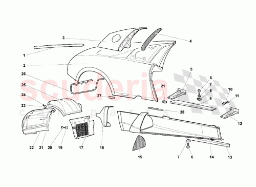 Part Diagram for Lamborghini 418821018B