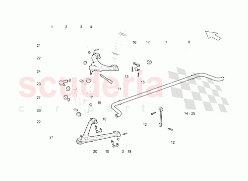 Part Diagram for Lamborghini 400419121A