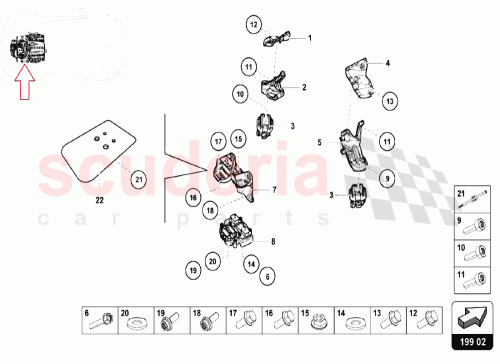 Part Diagram for Lamborghini N91137001