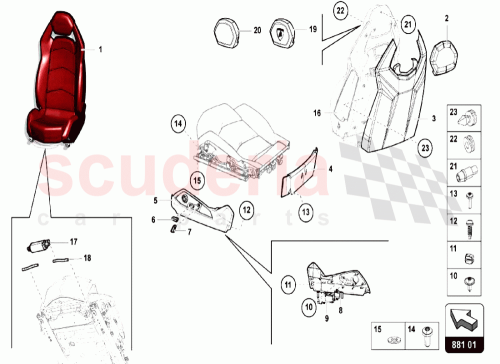 Part Diagram for Lamborghini 470881969