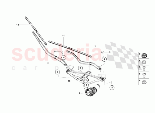Part Diagram for Lamborghini 471955023A