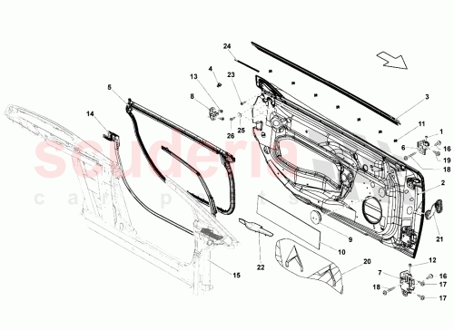 Part Diagram for Lamborghini 400839208