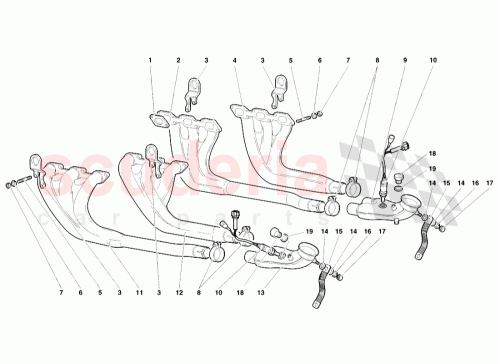 Part Diagram for Lamborghini 0044001238