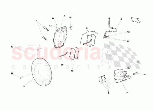 Part Diagram for Lamborghini 400611691A