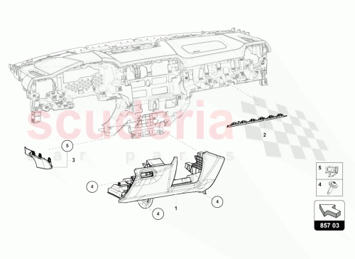 Part Diagram for Lamborghini 4ML863075D