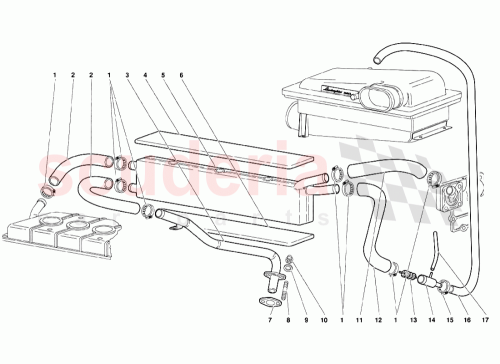 Part Diagram for Lamborghini 001532658