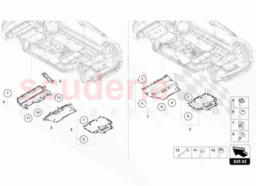 Part Diagram for Lamborghini WHT007698
