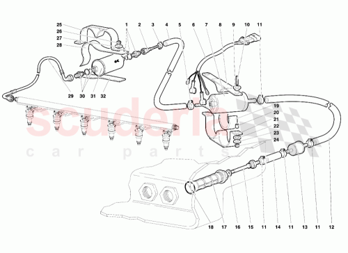Part Diagram for Lamborghini 001701592