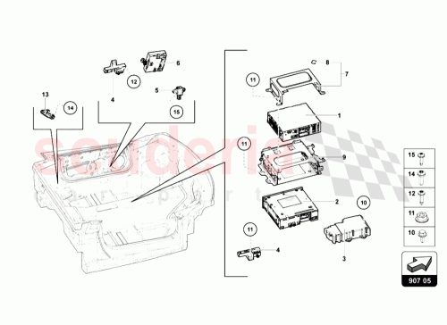 Part Diagram for Lamborghini 470959793A