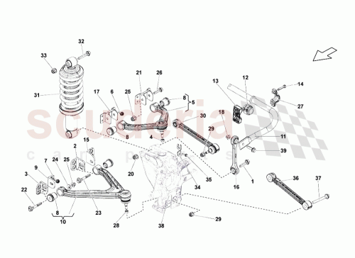 Part Diagram for Lamborghini 400512019AM