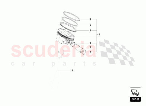 Part Diagram for Lamborghini 07M107321C