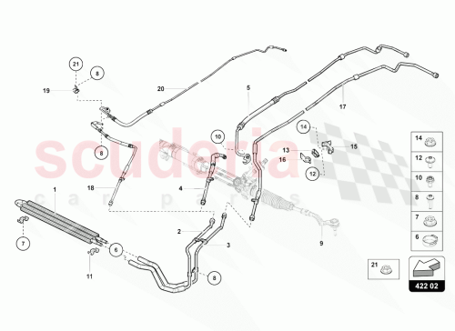 Part Diagram for Lamborghini 470422898