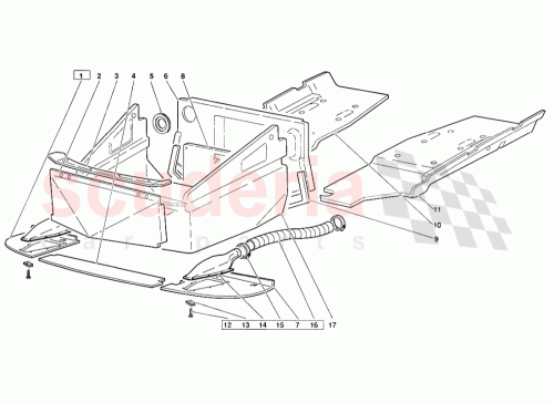 Part Diagram for Lamborghini 009409220