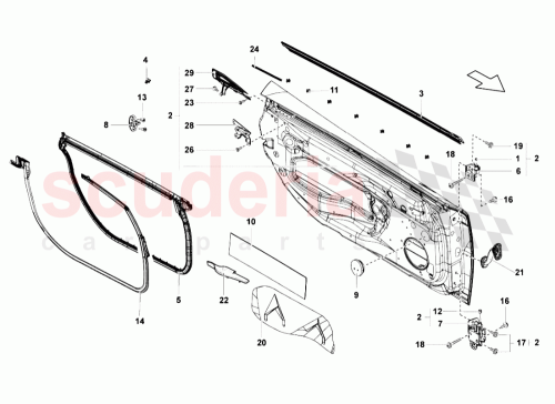 Part Diagram for Lamborghini 407837902