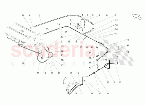 Part Diagram for Lamborghini 407611937B