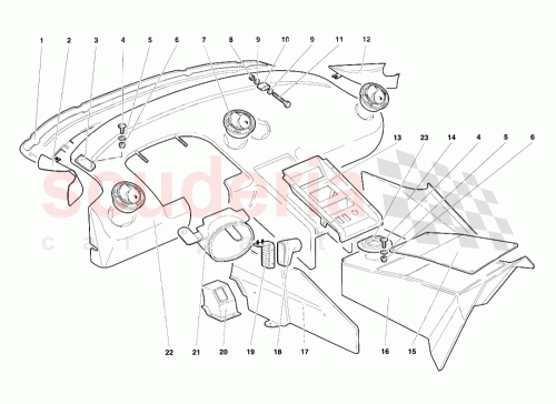 Part Diagram for Lamborghini 009458450