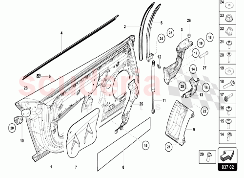 Part Diagram for Lamborghini WHT008391