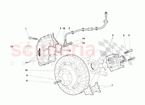 Part Diagram for Lamborghini WHT003311